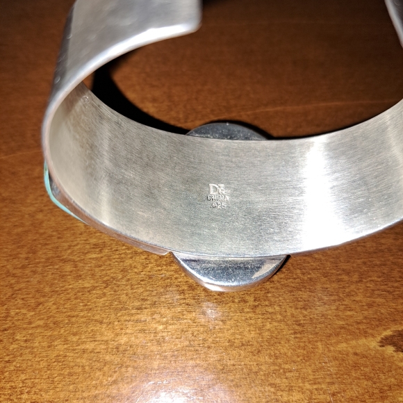 Jay King DTR Amber Turquoise Cuff Bracelet - Picture 7 of 8